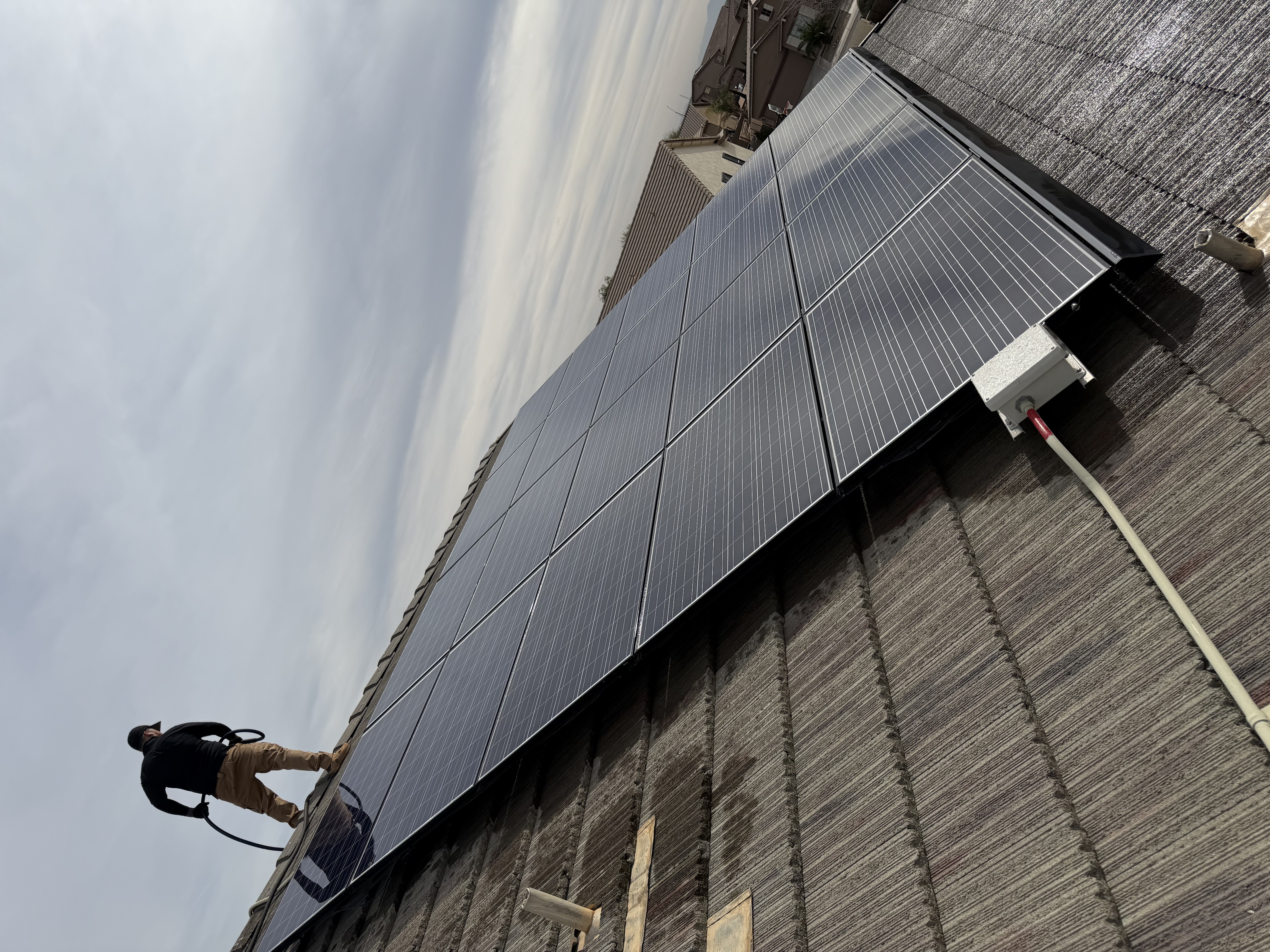 Phoenix One Solar Solutions removal and reinstallation project in Arizona